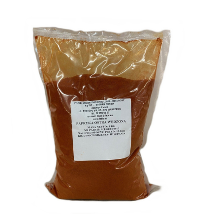 Papryka ostra wędzona - 1 kg 
