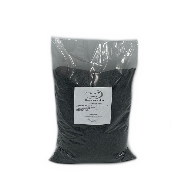 Sezam czarny (ziarno) - 1 kg Sezam czarny (ziarno) - 1 kg