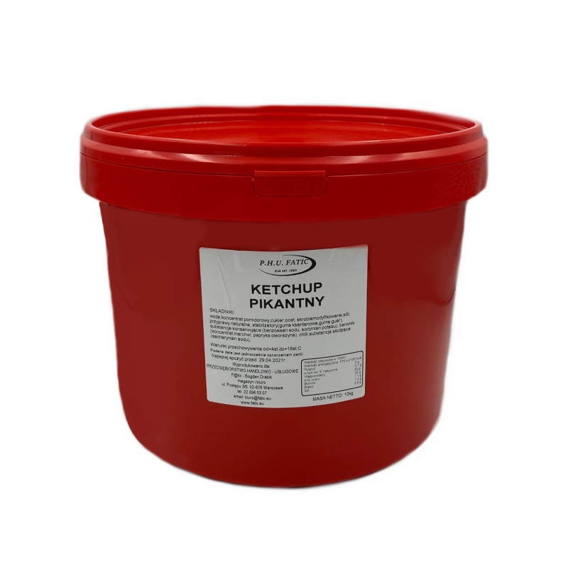 Ketchup kulinarny (ostry) - 10 kg