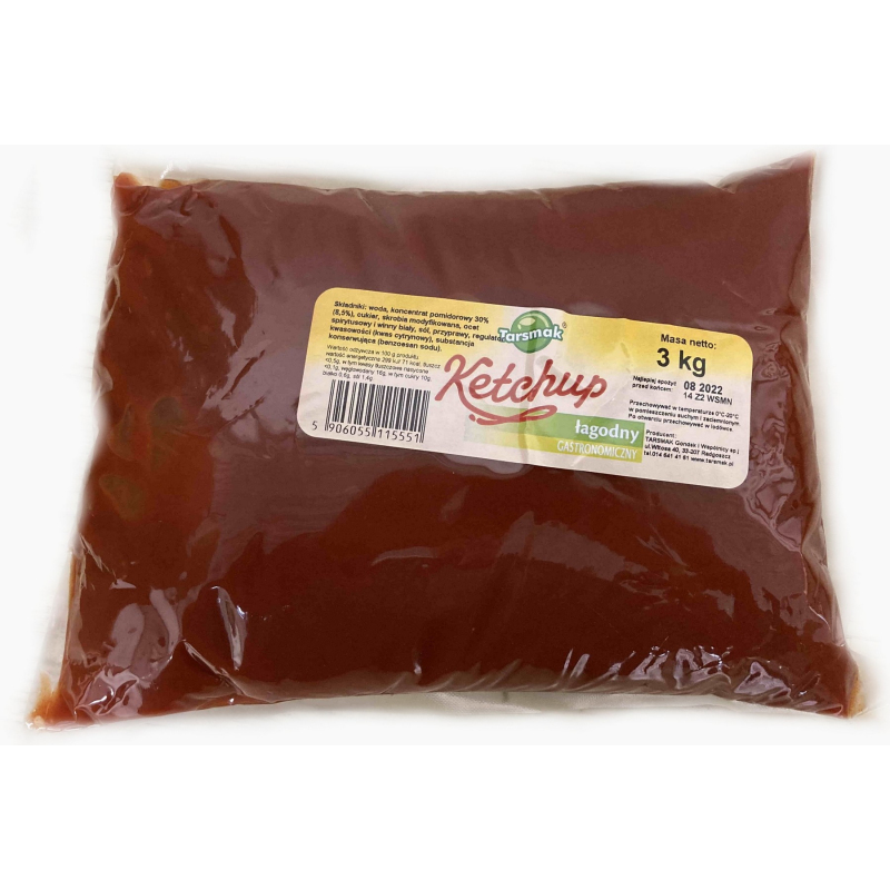 Ketchup gastronomiczny (łagodny) - 3 kg
