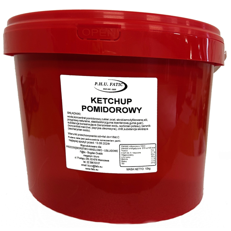 Ketchup pomidorowy - 10 kg