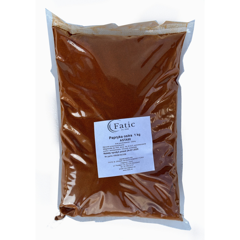 Papryka ostra mielona ASTA 80 (Chiny) - Papryka ostra mielona ASTA 80 (Chiny) -