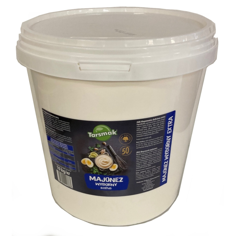 Majonez wyborny extra 50% - 10 kg wiadro Majonez wyborny extra 50% - 10 kg wiadro