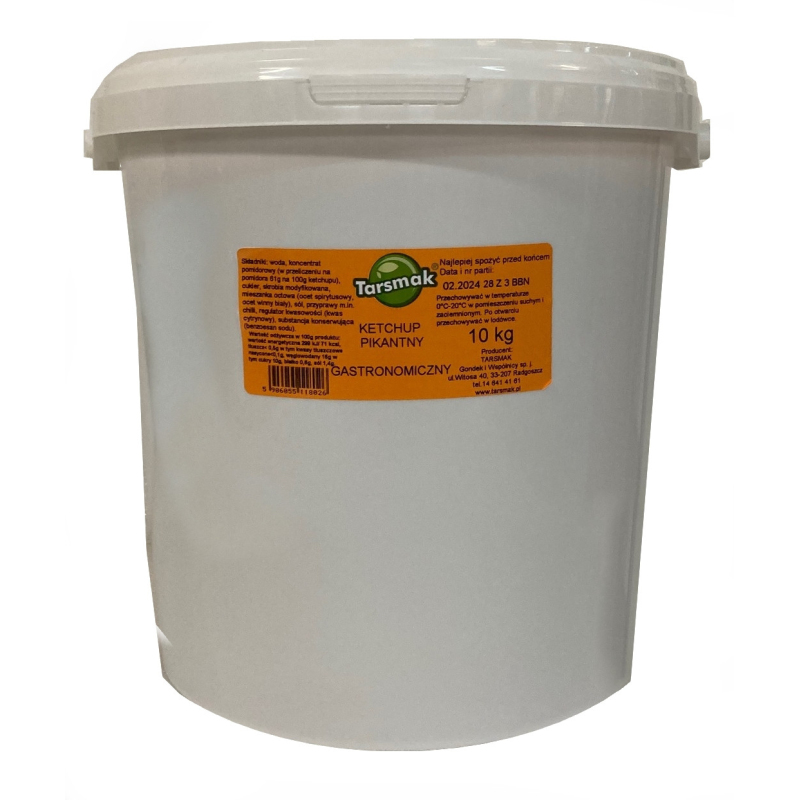 Ketchup pikantny gastronomiczny - 10 kg 