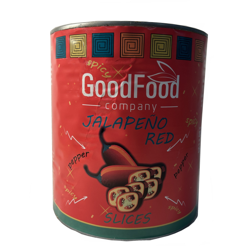 Papryka jalapeno czerwona krążki 3000ml