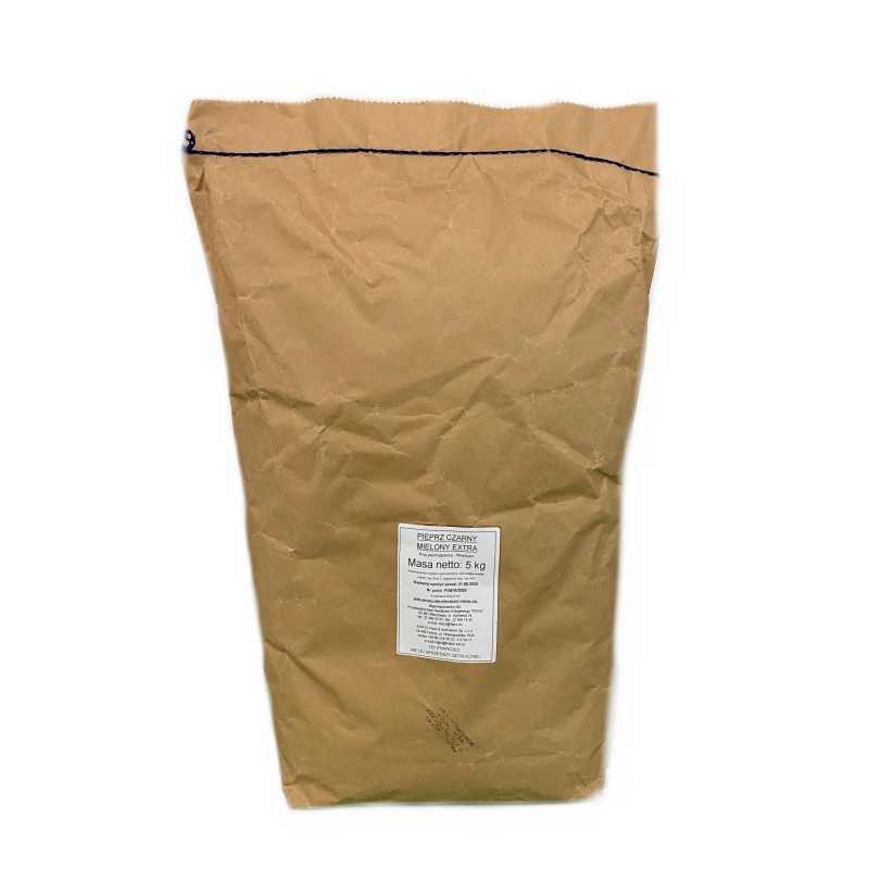 Pieprz czarny mielony - 5 kg