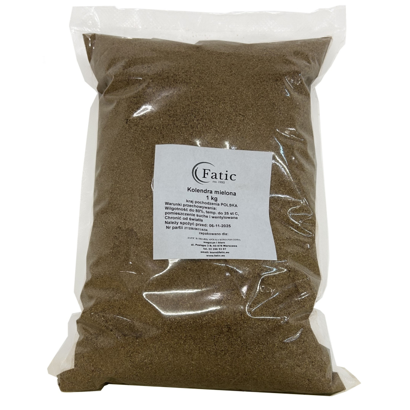Kolendra mielona - 1 kg (doypack)