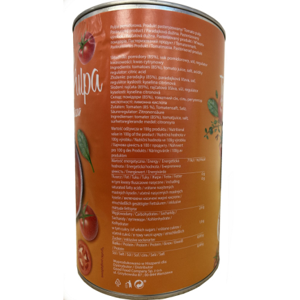 Pulpa pomidorowa - 4000 g