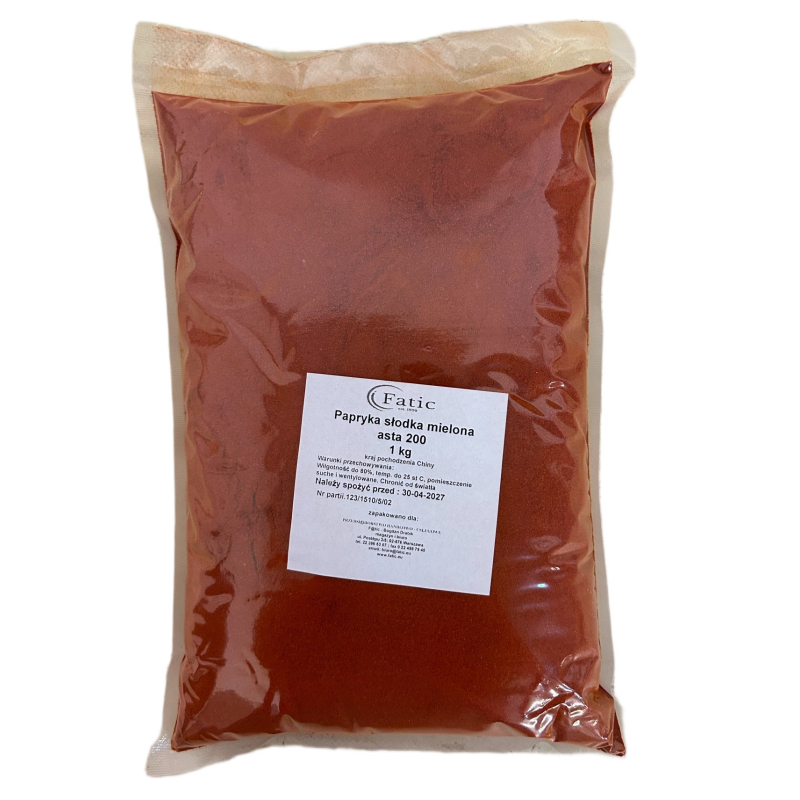 Papryka słodka ASTA 200 (Chiny)